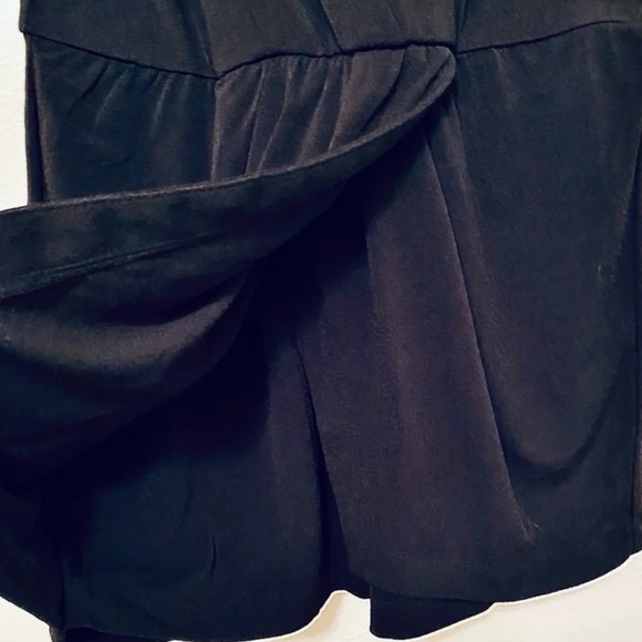 BCBG Black Sleeveless Skort Romper New With Tags - Picture 9 of 16